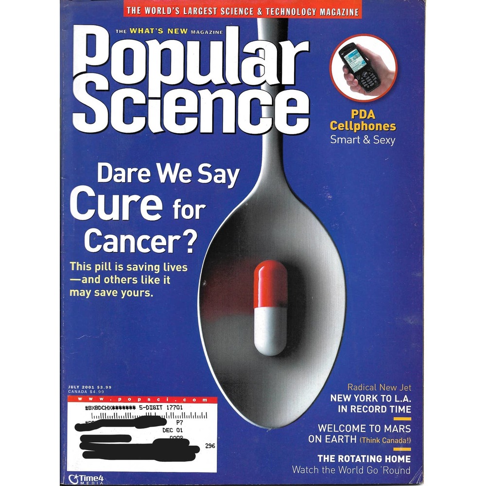 POPULAR SCIENCE Magazine July 2001 Volume 259 1